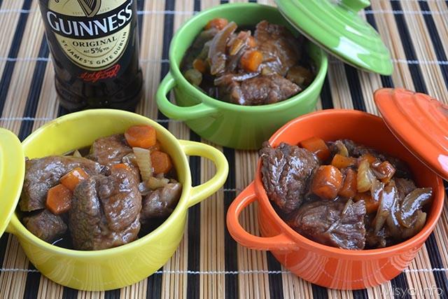 Stufato di manzo alla guinness