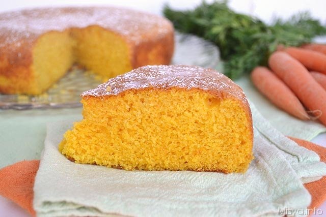 Torta di carote lesse
