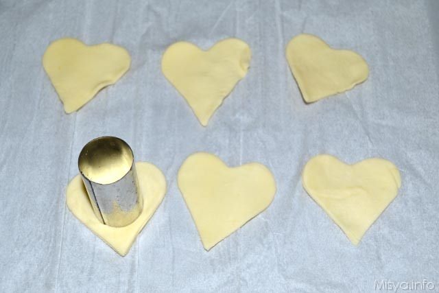 Cuori di pasta sfoglia 4