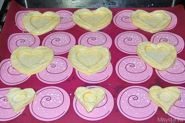 Cuori di pasta sfoglia 6