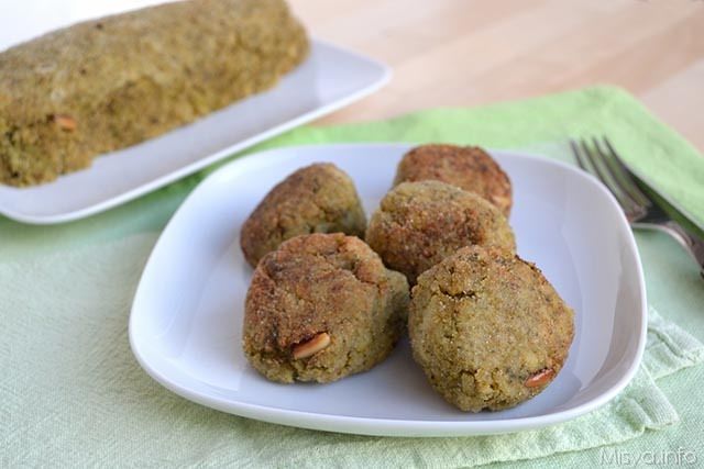 Polpette broccoli e quinoa