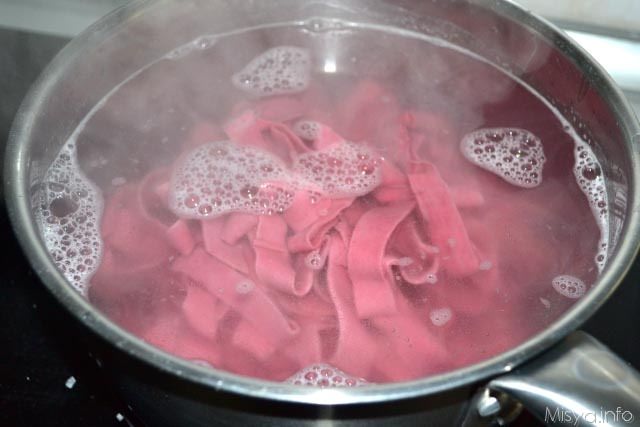 Tagliatelle alla barbabietola 8