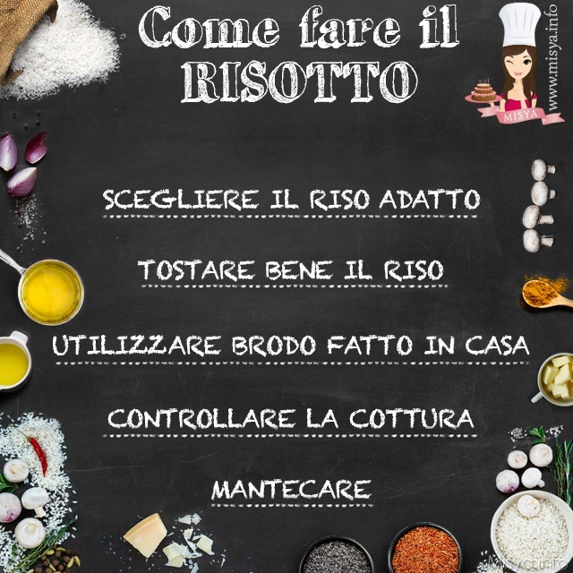 come fare il risotto