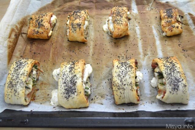 Rustici con asparagi e caprino 13