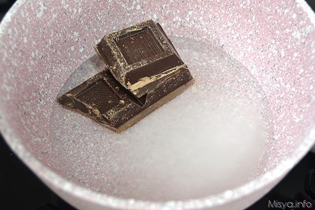 mousse al cioccolato all acqua 1