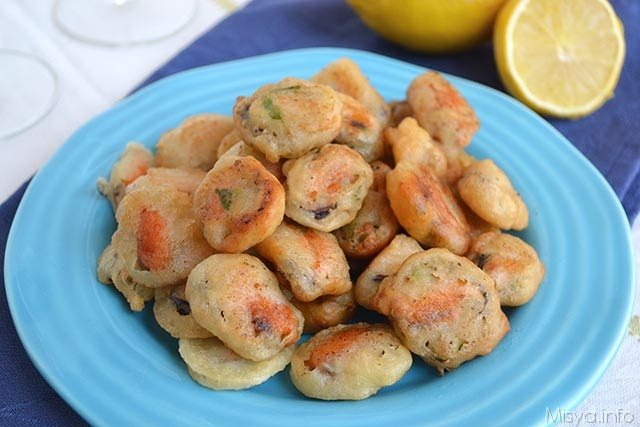 Cozze in pastella