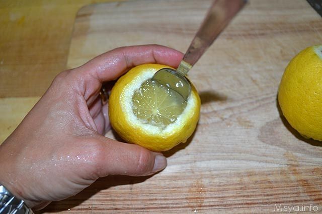 Limoni ripieni di tonno 1