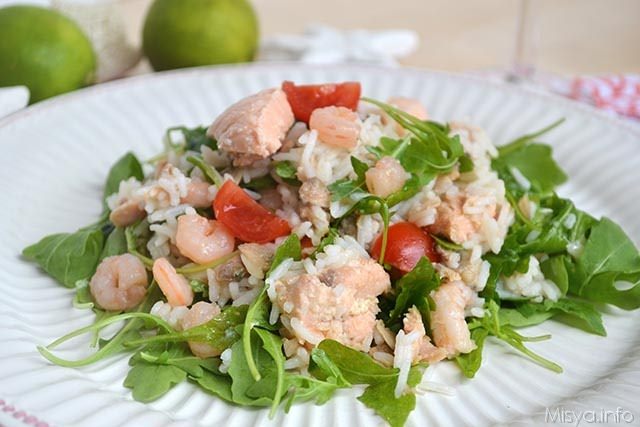 Insalata di riso alla marinara
