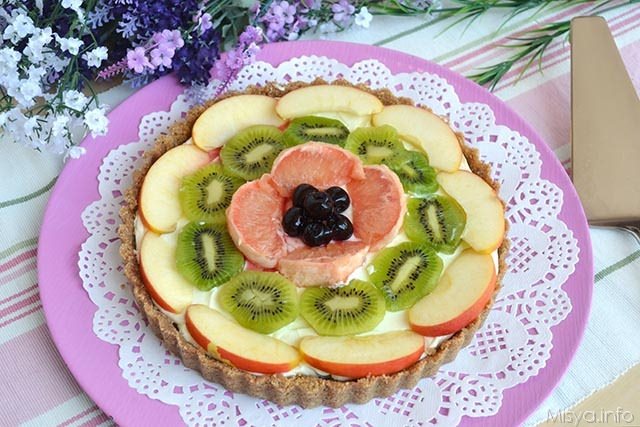 Crostata alla frutta senza cottura