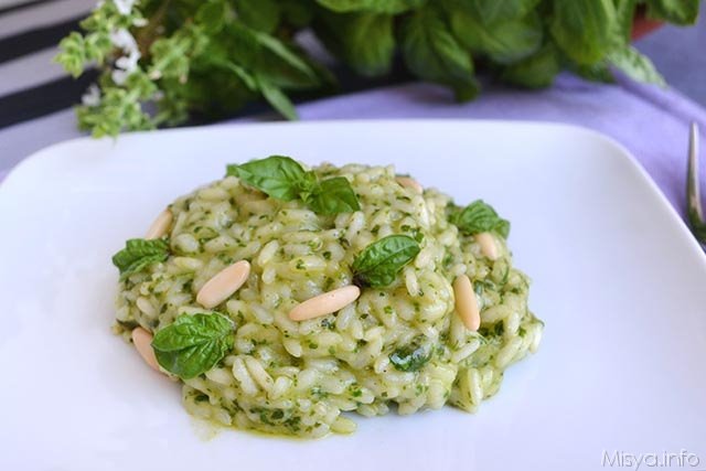 Risotto al basilico
