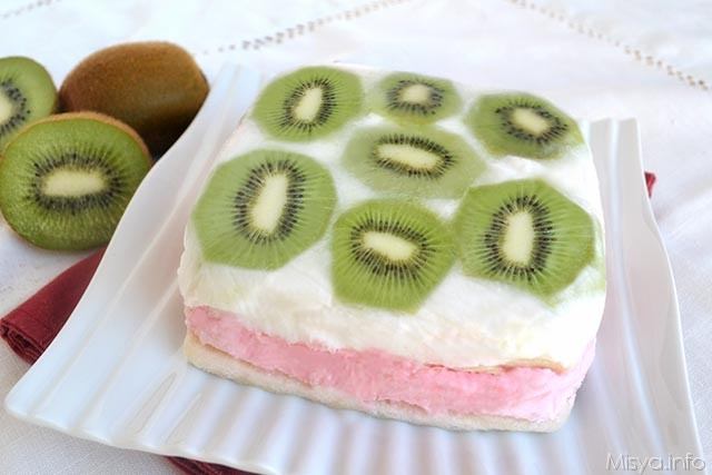 Torta gelato alla frutta
