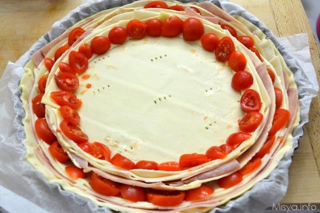 Torta salata a spirale 8
