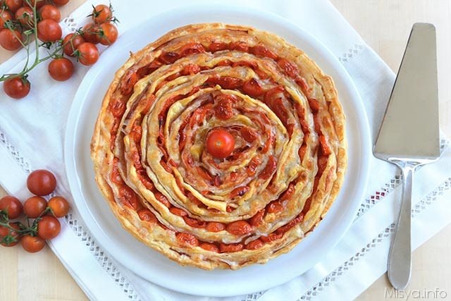 Torta salata a spirale