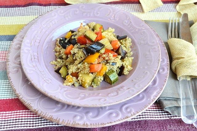 Quinoa con verdure