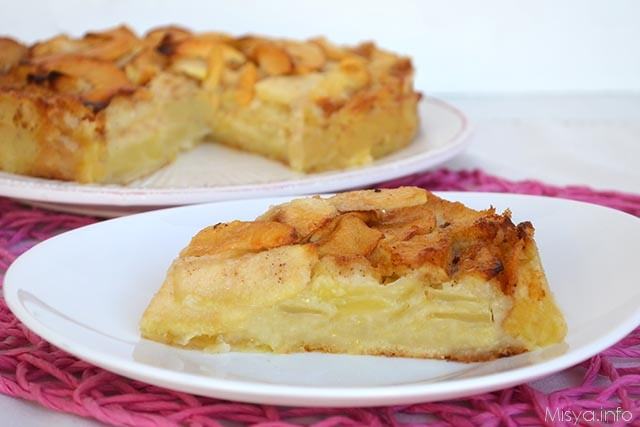 Torta di mele cremosa