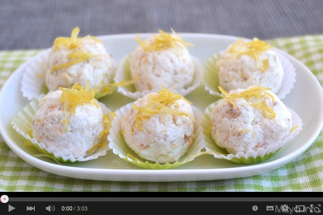 Video ricetta bocconcini di ricotta e nocciole