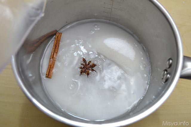 4 aggiungere acqua