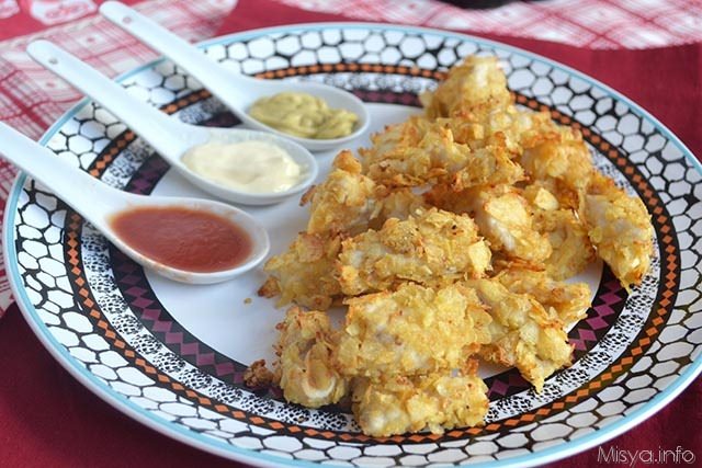 Pepite di pollo croccanti