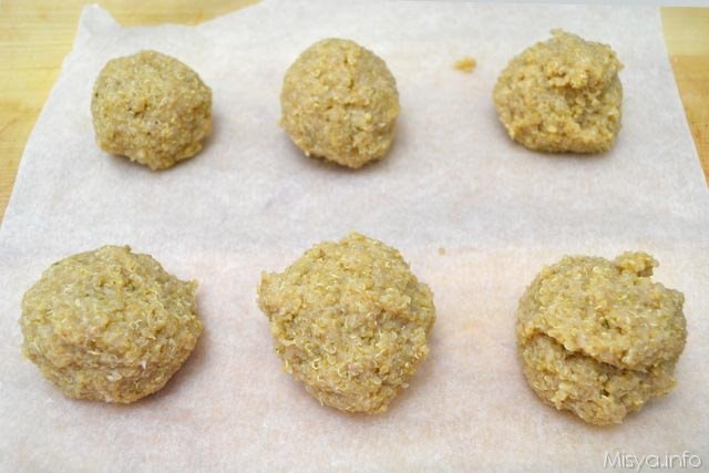 11 formare palline quinoa