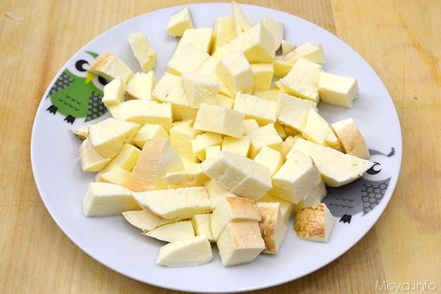 6 provola a cubetti