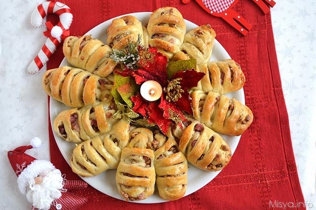 Ghirlande natalizie da mangiare