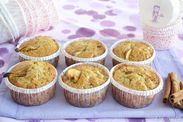 Muffin mele e cannella