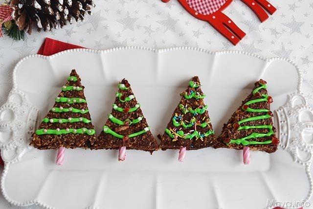 Brownies albero di Natale