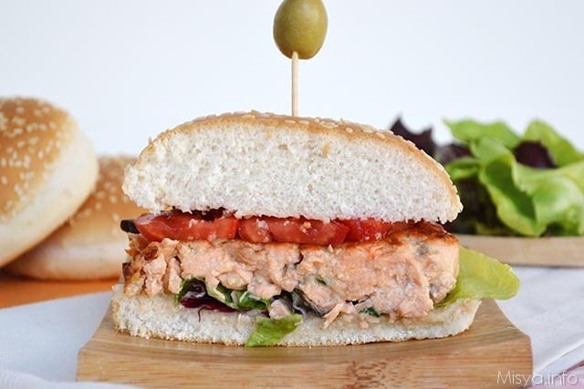 panino_Burger di salmone
