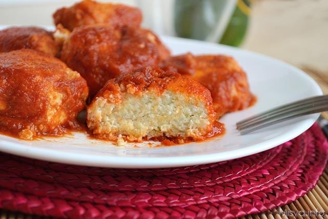 Polpette di ricotta al sugo
