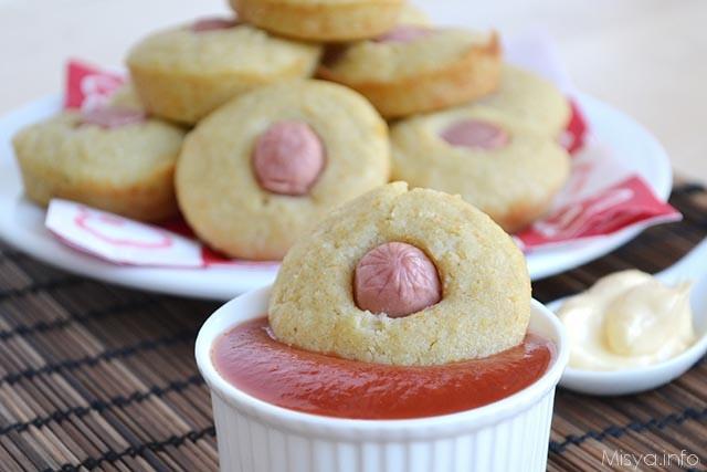 Corn dog muffin
