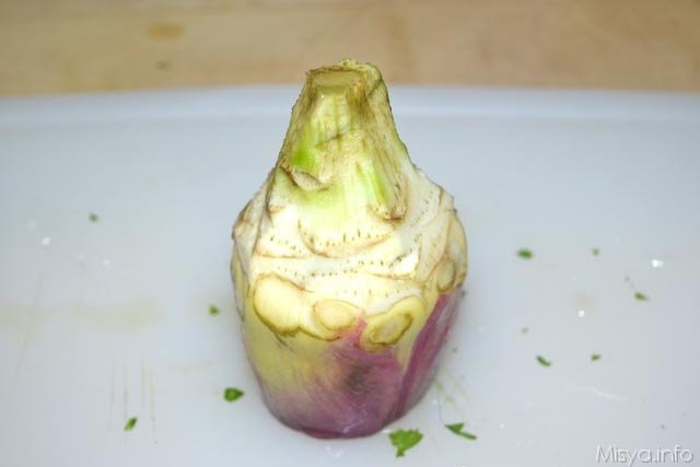 4 pulire carciofi