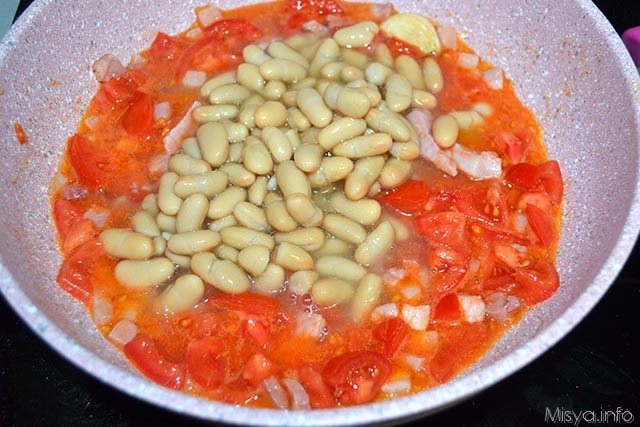 6 aggiungere fagioli