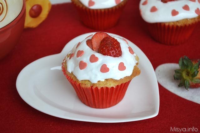 Cupcake-alla-fragola