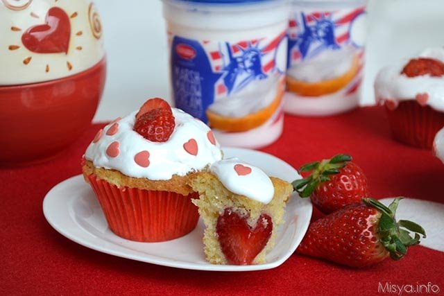 Cupcake alla fragola