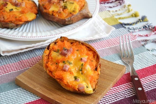 Patate dolci ripiene