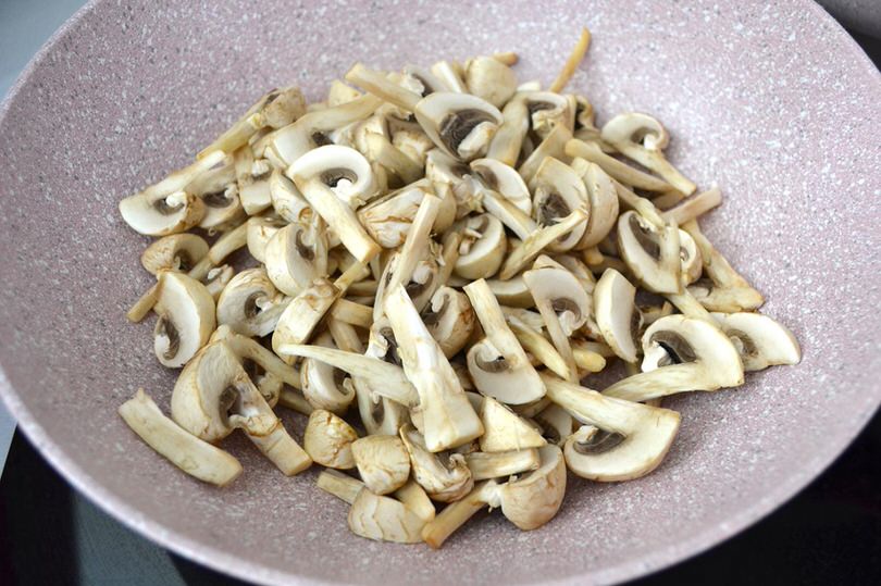 2 funghi in padella