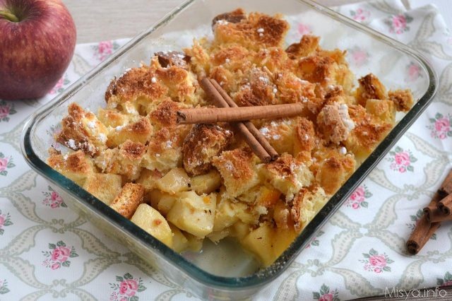 Crumble di mele e colomba
