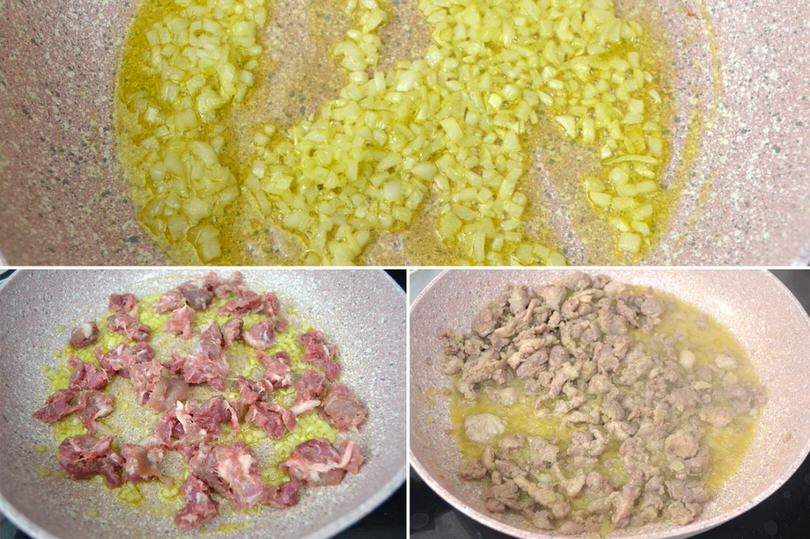 1 cipolla salsicce