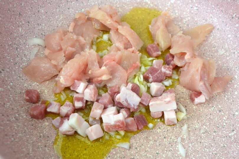 1 pollo e pancetta