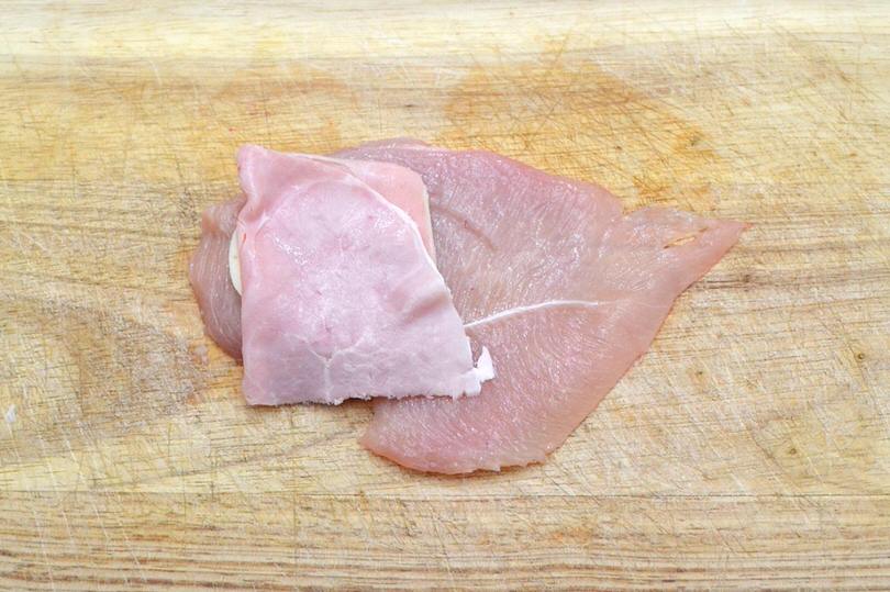 3 aggiungere prosciutto