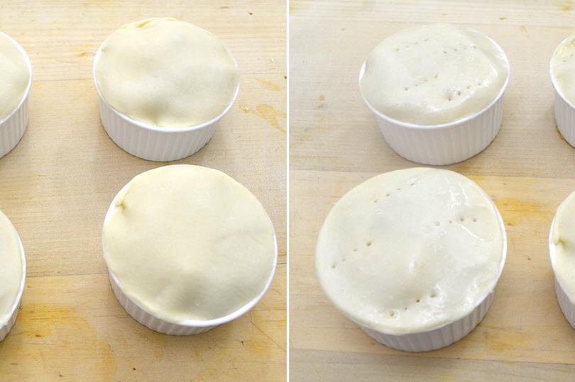 5 coprire con pasta sfoglia
