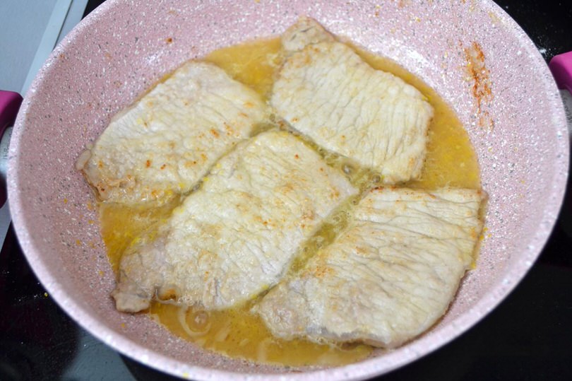 9 scaloppine in padella
