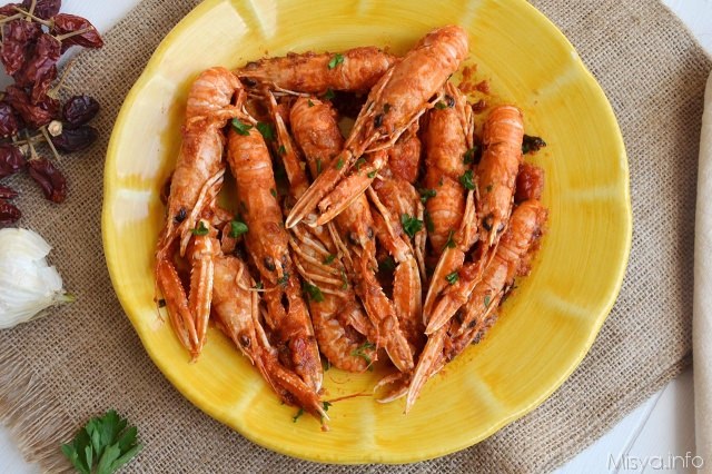 Scampi alla busara