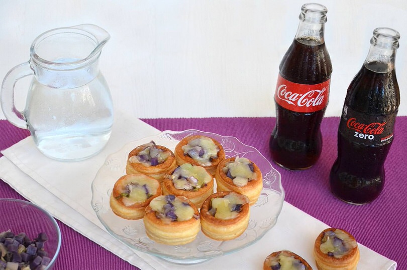 Vol au vent con verza e patate