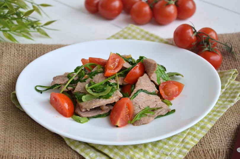 Straccetti pomodorini e rucola