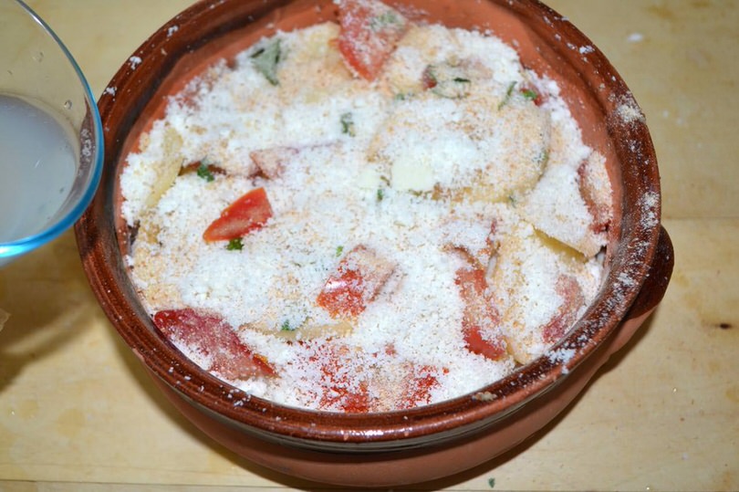 5 aggiungere acqua cozze