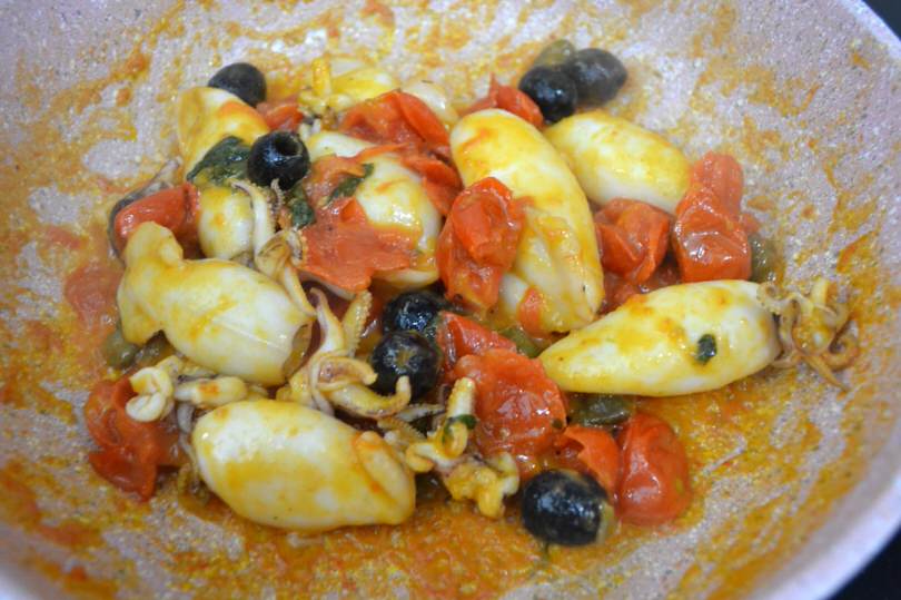 cuocere calamari