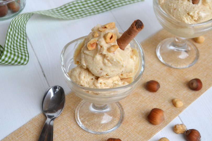gelato alla nocciola