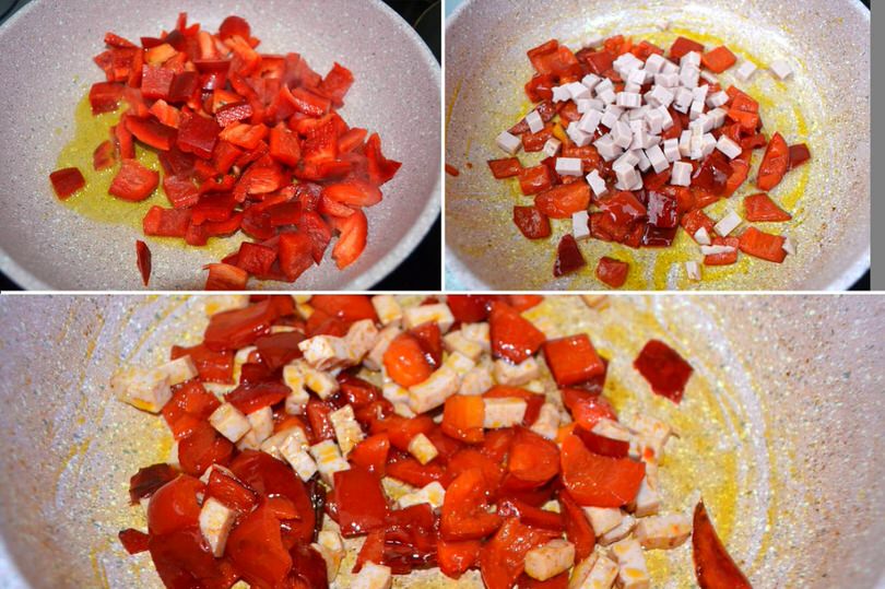 peperoni e prosciutto