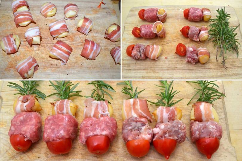 preparare spiedini